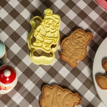 Cortador com Carimbo Papai Noel (2pcs) - BlueStar (4)