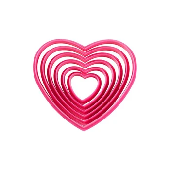 Kit Cortadores Coração (6pcs) - Wilton