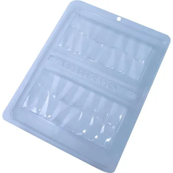 Forma de Chocolate Tablete/Barra Dunas (200g) Acetato e Silicone - BWB (2)