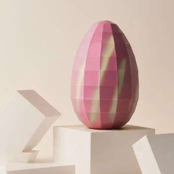 Forma de Chocolate Ovo de Páscoa Mosaico (350g) Acetato e Silicone - BWB (5)