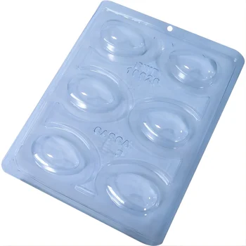 Forma de Chocolate Bombom Ovo de Páscoa Liso (39g) Acetato e Silicone - BWB (2)