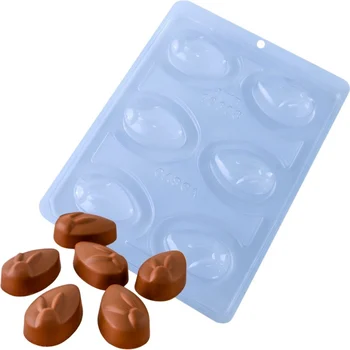 Forma de Chocolate Bombom Ovo Coelho (37g) Acetato e Silicone - BWB (1)