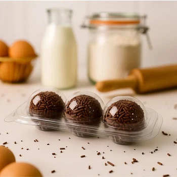 Blister para Doces e Brigadeiros 3 Cavidades (10uni) - BWB (4)