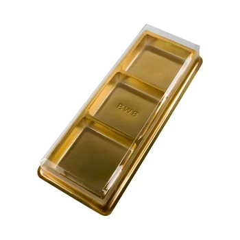 Caixa para Trio de Pão de Mel Dourado (10uni) - BWB (1)