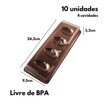 Caixa para Kit Degustação Mini Ovos 50g Caramelo (10uni) - BWB (2)