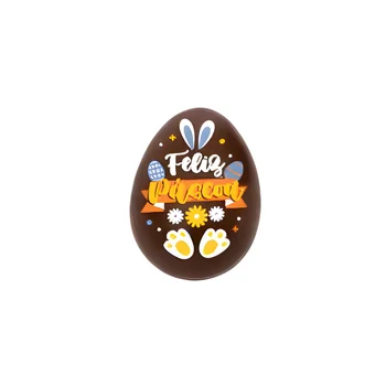 Forma Decorativa Blister Ovo de Páscoa 50g Páscoa Feliz (10 cavidades) (2)