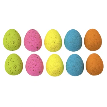 Enfeite de Páscoa em Açúcar Ovinhos Vibrantes 10uni - Jady Confeitos