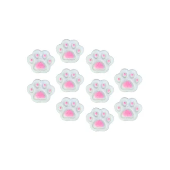 Enfeite de Páscoa em Açúcar Pegadas de Coelho (10 uni) - Jady Confeitos