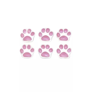 Enfeite de Páscoa em Açúcar Patinha de Coelho Grande (6uni) - Jady Confeitos