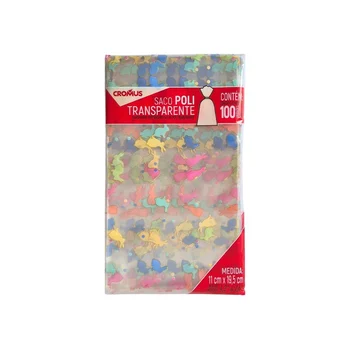 Saco Transparente Bliss 11 x 19,5cm (100uni) - Cromus (3)
