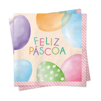 Guardanapo de Papel Páscoa Rainbow 32,5 x 32,5cm (20uni) - Cromus