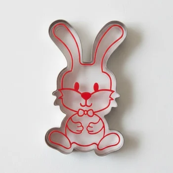 Kit Cortador e Marcador Coelho Sentado Infantil (11,5cm) - Kafstar (3)