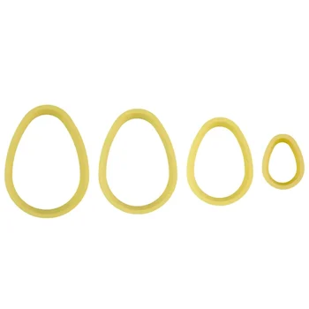 Kit Cortadores de Brownie Ovo de Páscoa Ana Brownie (4pcs) - BlueStar