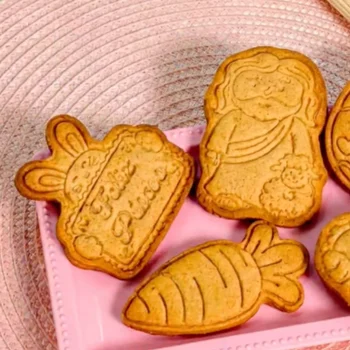 Cortador com Carimbo Feliz Páscoa (2pcs) - BlueStar (5)