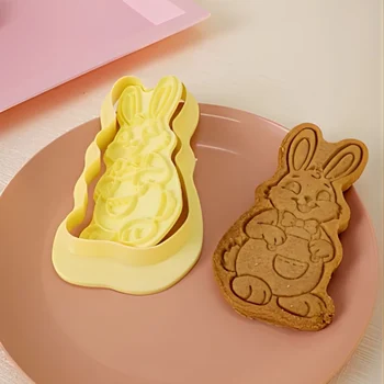 Cortador com Carimbo Coelho (2pcs) - BlueStar (4)