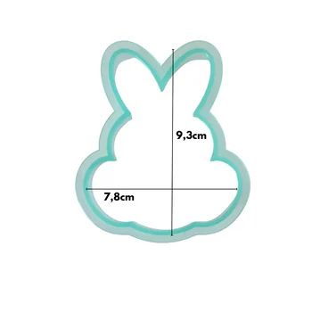 Kit Cortadores Coelho e Cesta com Stencils (5pcs) - Sweet Sugarbelle (5)