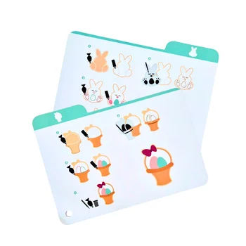 Kit Cortadores Coelho e Cesta com Stencils (5pcs) - Sweet Sugarbelle (8)