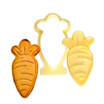 Cortador com Carimbo Cenoura (2pcs) - BlueStar (1)