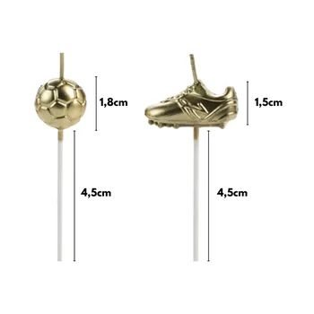 Vela Chuteira Futebol (5uni) - Silver Chef (2)