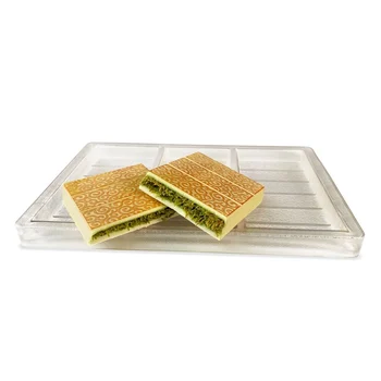 Forma de Chocolate em Policarbonato Tablete/Barra Dubai Arabesco (210g) - Brunner (5)