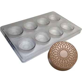 Forma de Chocolate em Policarbonato Bombom Thaler Dubai (40g) - Brunner (1)