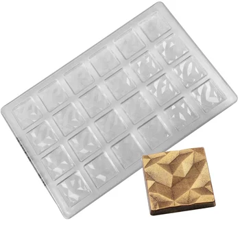 Forma de Chocolate em Policarbonato Pastilha Plaquinha Napolitano Brilhante (5g) - Brunner (1)