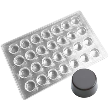 Forma de Chocolate em Policarbonato Bombom Alpino Liso (10g) - Brunner (1)