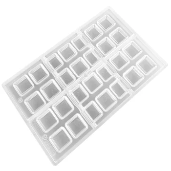 Forma de Chocolate em Policarbonato Bombom Quadrado Koani 2,5cm (10g) - Brunner (4)