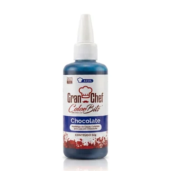Color Bits Manteiga de Cacau Azul para Chocolate (50g) - Gran Chef