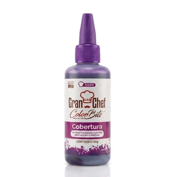 Color Bits Cobertura Roxo (50g) - Gran Chef