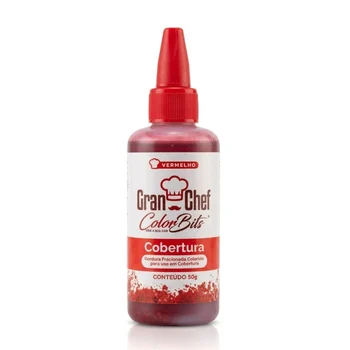 Color Bits Cobertura Vermelho (50g) - Gran Chef