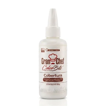 Color Bits Cobertura Branco (50g) - Gran Chef
