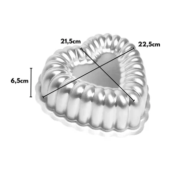 Forma de Bolo Coração Ballerine (22cm) - Caparroz (3)