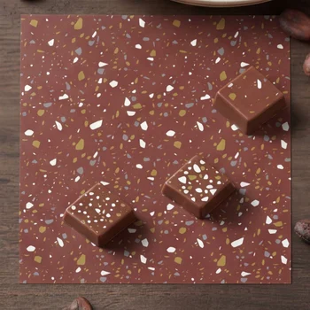Transfer para Chocolate (40 x 30cm) - Textura Terrazzo (11)