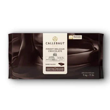 Chocolate Amargo 811 54  Barra 5kg - Callebaut