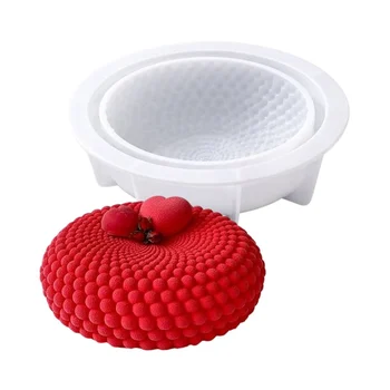 Forma de Bolo e Entremet em Silicone Bubbles (1000ml) - Brothers (1)
