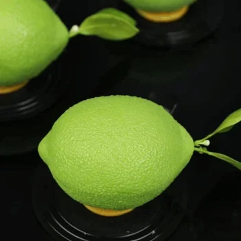 Forma de Mono Porção e Entremet em Silicone Limão (150ml) - Brothers (11)