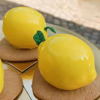 Forma de Mono Porção e Entremet em Silicone Limão (150ml) - Brothers (15)