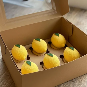 Forma de Mono Porção e Entremet em Silicone Limão (150ml) - Brothers (16)