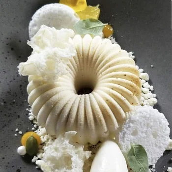 Forma de Mono Porção e Entremet em Silicone Donut Frisada (90ml) - Brothers (9)