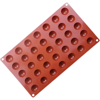 Forma de Mono Porção e Entremet em Silicone Meia Esferas 2,6cm (9ml) - Brothers (6)