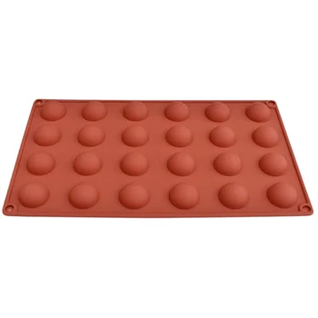 Forma de Mono Porção e Entremet em Silicone Meia Esferas 2,6cm (9ml) - Brothers (7)