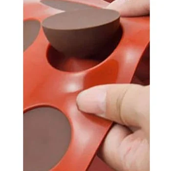 Forma de Mono Porção e Entremet em Silicone Meia Esferas 2,6cm (9ml) - Brothers (9)