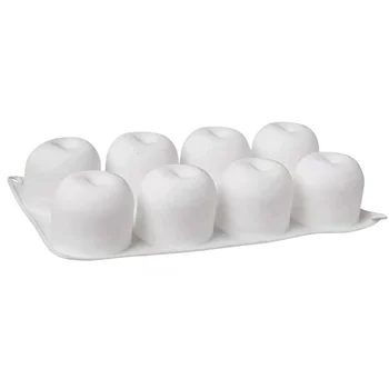 Forma de Mono Porção e Entremet em Silicone Maçã (90ml) - Brothers (4)