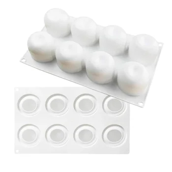 Forma de Mono Porção e Entremet em Silicone Maçã (90ml) - Brothers (6)