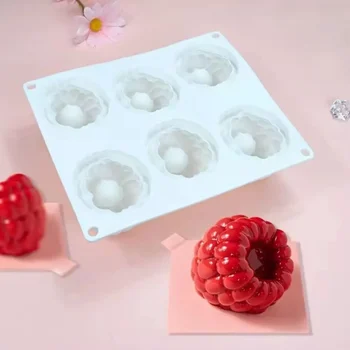 Forma de Mono Porção e Entremet em Silicone Framboesa (90ml) - Brothers (5)