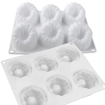 Forma de Mono Porção e Entremet em Silicone Framboesa (90ml) - Brothers (7)