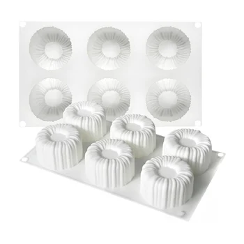 Forma de Mono Porção e Entremet em Silicone Charlote (130ml) - Brothers (3)