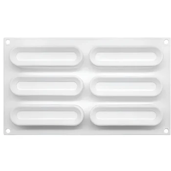 Forma de Mono Porção e Entremet em Silicone Eclair Baixa (90ml) - Brothers (4)