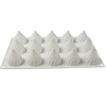 Forma de Mono Porção e Entremet em Silicone Suspiro (35ml) - Brothers (3)